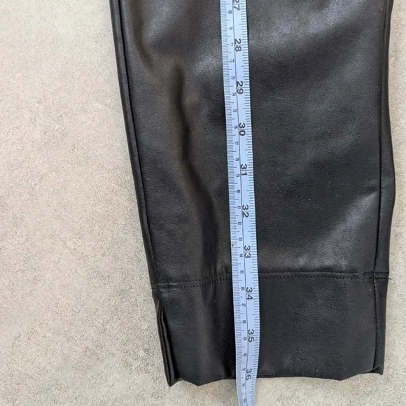 Seductive Sabrina Faux Leather 7/8 Pants Black EU 40 - Picture 8 of 11